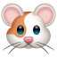 Emoji hamster U+1F439