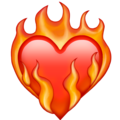 Coração em chamas