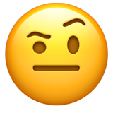 Carinha sobrancelja arqueada