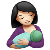 amamentando: pele clara