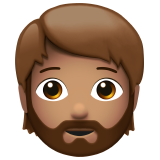 homem: pele morena e barba