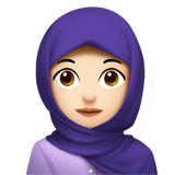 mulher com véu: pele clara