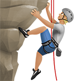 pessoa escalando: pele morena clara