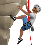 pessoa escalando: pele morena