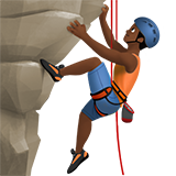 homem escalando: pele morena escura