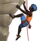 homem escalando: pele escura