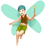 homem fada: pele clara