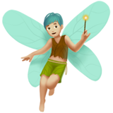 homem fada: pele morena clara