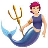 pessoa sereia: pele clara