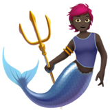 pessoa sereia: pele escura