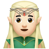 elfo homem: pele clara