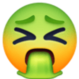 Rosto vomitando - Facebook