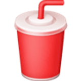 Copo com canudo - Facebook