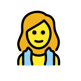 Mulher na sauna - OpenMoji