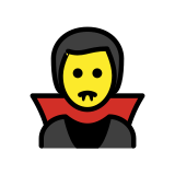 Homem vampiro - OpenMoji