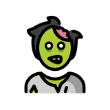 Homem zumbi - OpenMoji