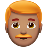 homem: pele morena e cabelo vermelho