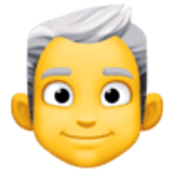 Homem: cabelo branco - Facebook