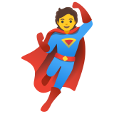Super-herói - Noto Color Emoji