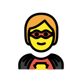 Super-herói - OpenMoji