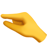 Whatsapp gesto de pinça