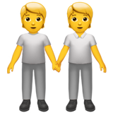 Emoji de mãos dadas