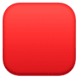 Quadrado vermelho - Facebook