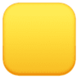 Quadrado amarelo - Facebook