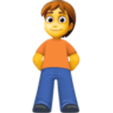 Pessoa em pé - Facebook