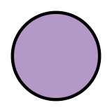 Círculo roxo - OpenMoji