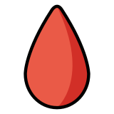 Gota de sangue - OpenMoji