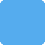 Quadrado azul - Twitter / X