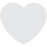 Coração branco - Twitter / X