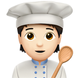 chef de cozinha: pele clara