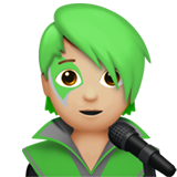 cantor: pele morena clara