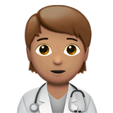 profissional de saúde: pele morena