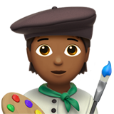 artista: pele morena escura