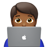 programador: pele morena escura