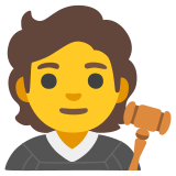 Juiz no tribunal - Noto Color Emoji