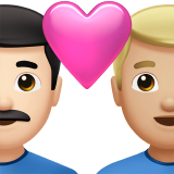 casal apaixonado: homem, homem, pele clara e pele morena clara