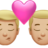 beijo: homem, homem e pele morena clara