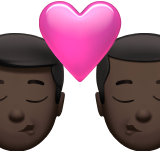 beijo: homem, homem e pele escura