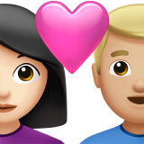 casal apaixonado: mulher, homem, pele clara e pele morena clara