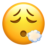 Emoji expirando alto