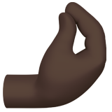 dedos comprimidos: pele escura