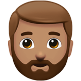 homem: pele morena e barbudo