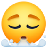 Rosto exalando - Facebook