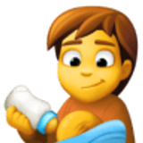 Pessoa alimentando bebê - Facebook