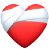 Coração remendado - Facebook