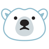 Urso polar - Noto Color Emoji